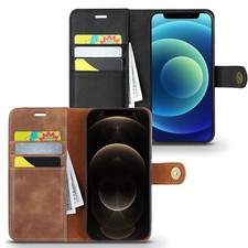 Flip Leather Magnetic Back